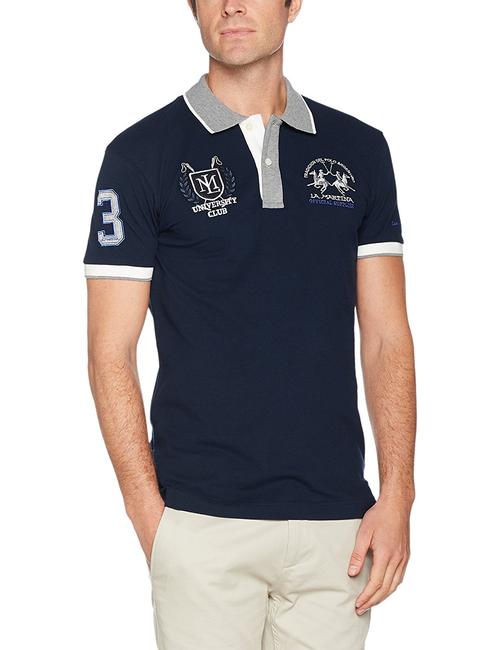 la martina 男式 polo 衫 blue (navy) x-large 【la martina】 服饰